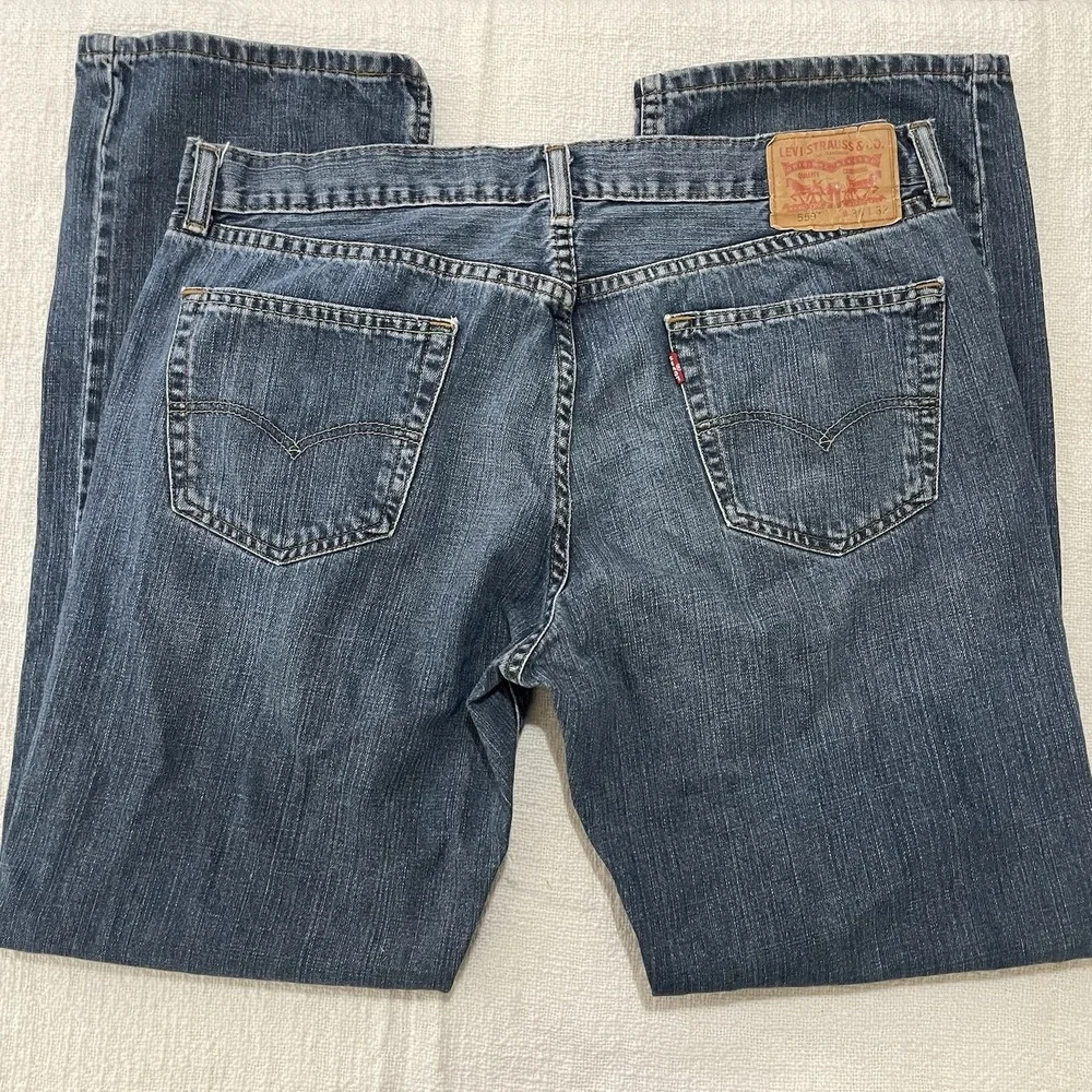 Vintage Levi's 501‎ Blue Jeans  36 X 32 Button Fly Denim Pants Classic Preppy